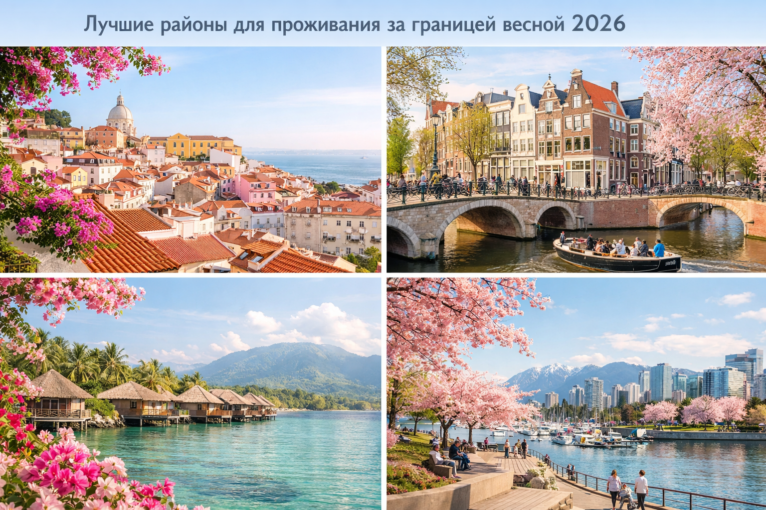 Лучшие районы для проживания за границей весной 2026