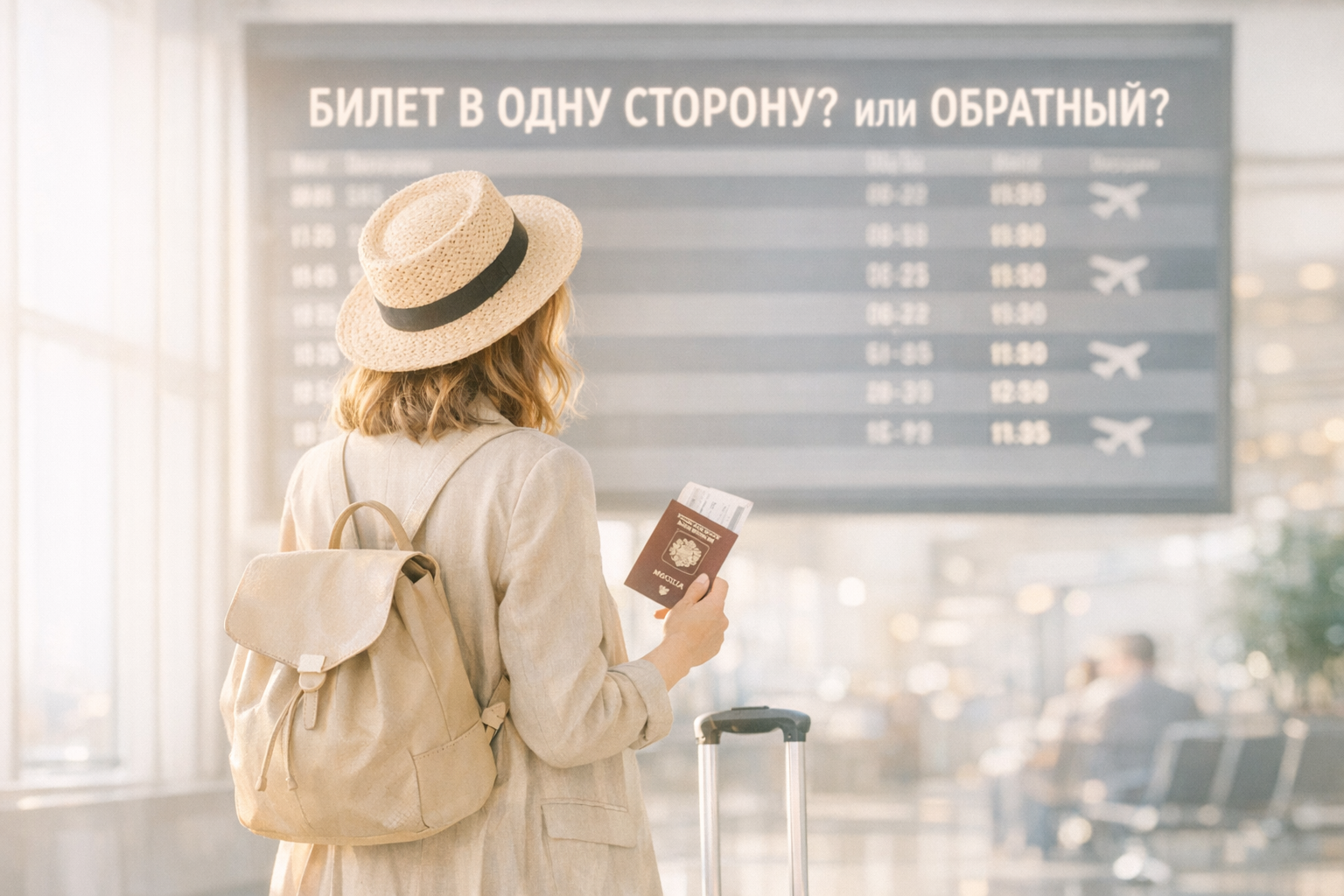 Можно ли купить билет без обратного перелёта