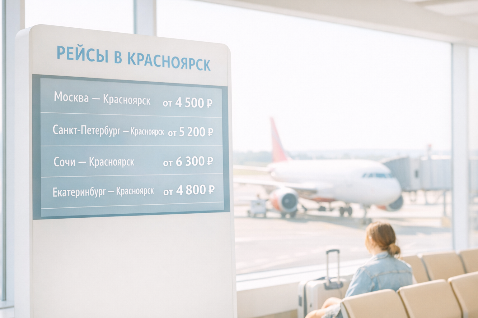 Рейсы в Красноярск с актуальными ценами