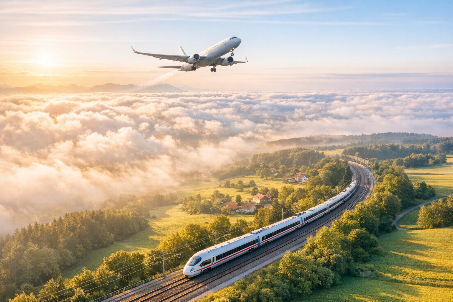 Самолёт или поезд что выгоднее