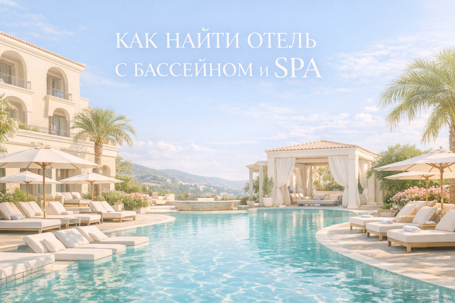 Как найти отель с бассейном и спа